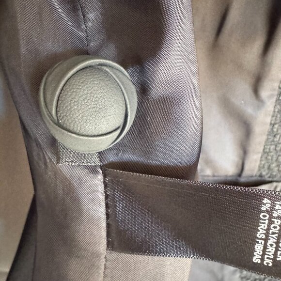 Doncaster Collection Black Tweed Fluffy Fringe Formal  Suit Jacket Plus Size 18W - Picture 15 of 15